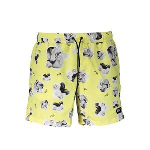 Karl Lagerfeld Yellow Polyester Men Swim Men's Boxer